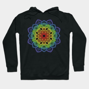 Mandala #26 Rainbow Hoodie